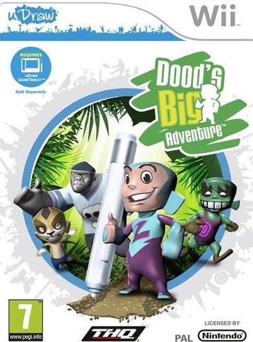 uDraw Krabbels Grote Avontuur (Wii Games), Consoles de jeu & Jeux vidéo, Ophalen of Verzenden