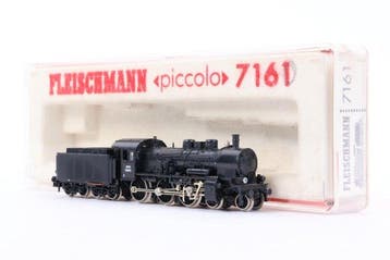 Fleischmann N - 7161 - Stoomlocomotief met tender (1) -, Hobby en Vrije tijd, Nieuw