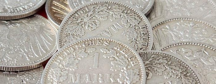 Duitsland, Weimar Republiek Weimar Numismatic set of 10 x, Postzegels en Munten, Munten | Europa | Niet-Euromunten