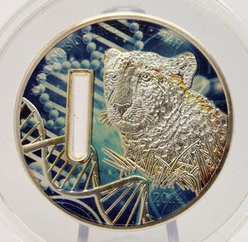 Congo. 100 Francs (.999 Silver 56,6g) 2014 Elements of Life