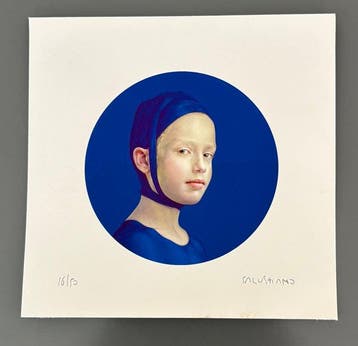 Salustiano (1965) - June Mini (blue), Antiquités & Art
