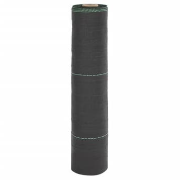 vidaXL Worteldoek 0,5x200 m polypropeen zwart, Verzenden