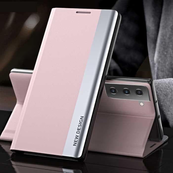 Samsung S22 Ultra Magnetische Flip Case - Luxe Hoesje Cover, Telecommunicatie, Mobiele telefoons | Hoesjes en Screenprotectors | Samsung