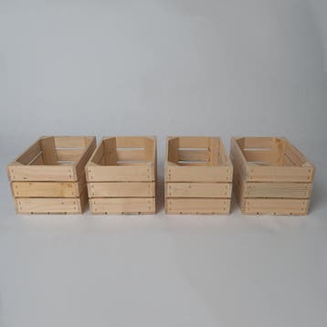 Houten kisten - verschillende maten - kratten van hout, Huis en Inrichting, Verzenden, Nieuw, Grenenhout