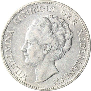 Nederland. Wilhelmina. 1 Gulden 1923 KWALITEIT (Zonder, Timbres & Monnaies