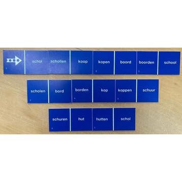 Taaldomino Meervoud Blauw 3, Boeken, Verzenden, Nieuw