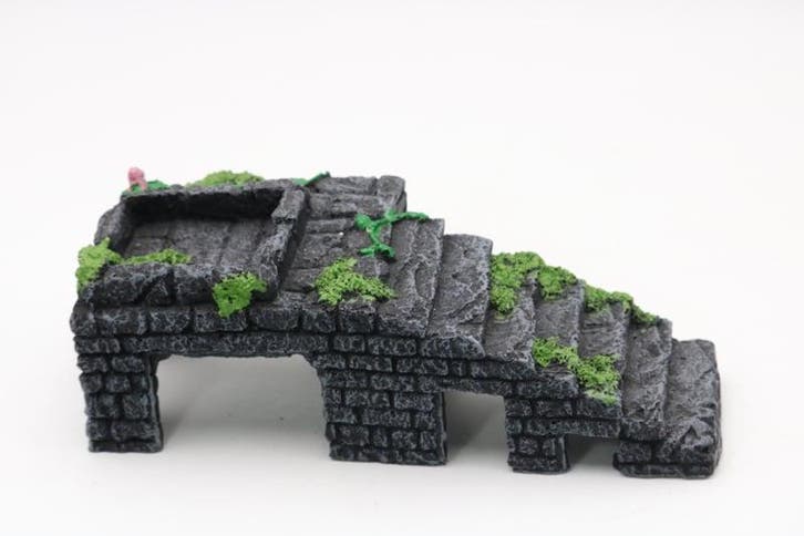 Aquariumdecoratie / Brug trap 23 cm As-180 (Hardscaping), Dieren en Toebehoren, Vissen | Aquaria en Toebehoren, Gevuld zeewateraquarium