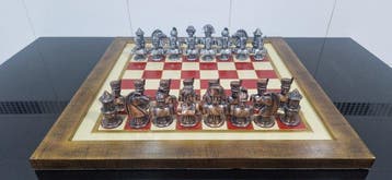 Schaakspel - Ajedrez de Lujo vintage Napoleón - Hout van