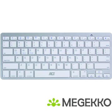 ACT AC5605 Portable Toetsenbord Draadloos Wit Azerty, Verzenden, Nieuw