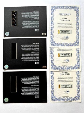 Back to the Future – Rare Trilogy Set of 3 Mounted 35mm Film