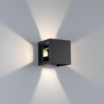 Wandverlichting modern Tyler 4-Lichts Muurlamp Zwart, Verzenden