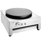 Crêpes Bakplaat | Elektrisch | Oppervlak Ø400 (RVS) | 3kW, Verzenden, Nieuw in verpakking