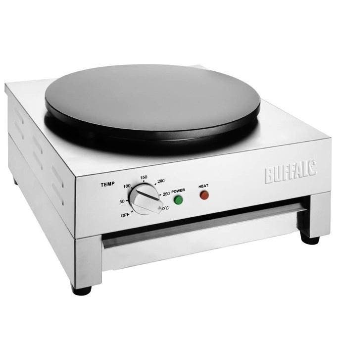 Crêpes Bakplaat | Elektrisch | Oppervlak Ø400 (RVS) | 3kW, Articles professionnels, Horeca | Équipement de cuisine, Envoi