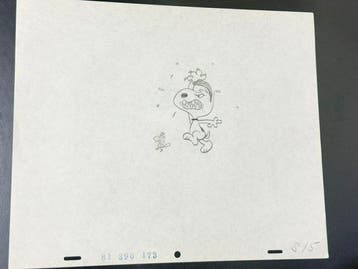Charles M. Schulz - originele animatietekening - Peanuts, Nieuw in verpakking