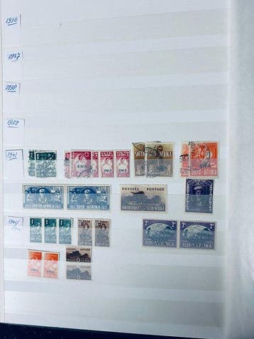 Wereld - Collectie / Uitzoeker Zuid-West Afrika + Namibië, Gestempeld