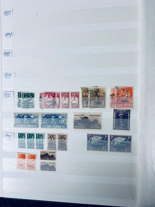 Wereld - Collectie / Uitzoeker Zuid-West Afrika + Namibië, Postzegels en Munten, Postzegels | Amerika