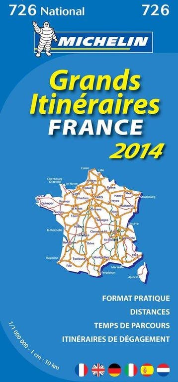 Michelin Frankreich Fernrouten 2014 / Grands Itinéraires, Verzenden