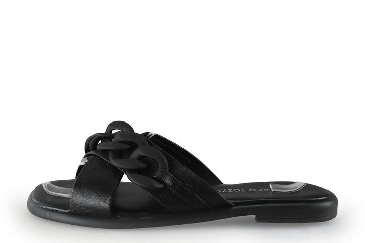 Marco Tozzi Slippers in maat 37 Zwart, Kleding | Dames, Schoenen, Zwart, Zo goed als nieuw, Slippers, Verzenden