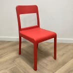 Segis Pacific kunststof kantinestoel, rood, Huis en Inrichting, Stoelen, Gebruikt, Rood, Kunststof, Eén