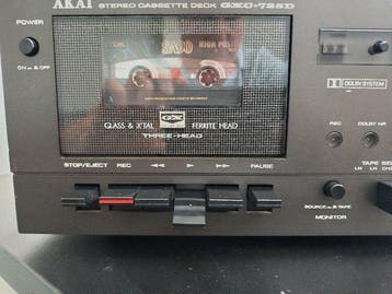 Akai - GXC-725D 3 head Cassetterecorder-speler, Nieuw