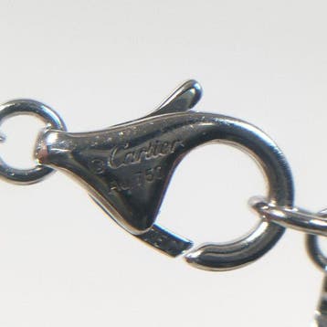 Cartier - Collier avec pendentif - 18 carats Or blanc -