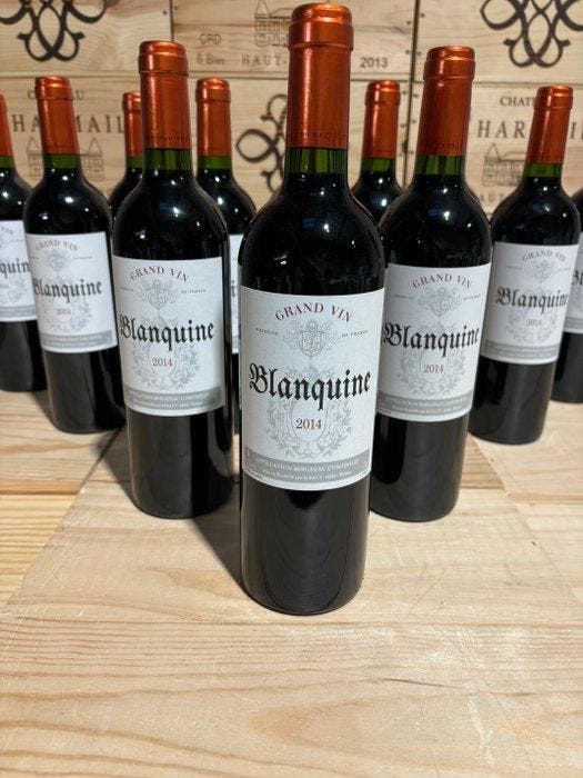 2014 Château Blanquine - Bergerac - 12 Flessen (0.75 liter), Verzamelen, Wijnen