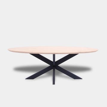 Tafel Ovaal Eikenhout  Matrix  280x115, Maison & Meubles, Tables | Tables à manger