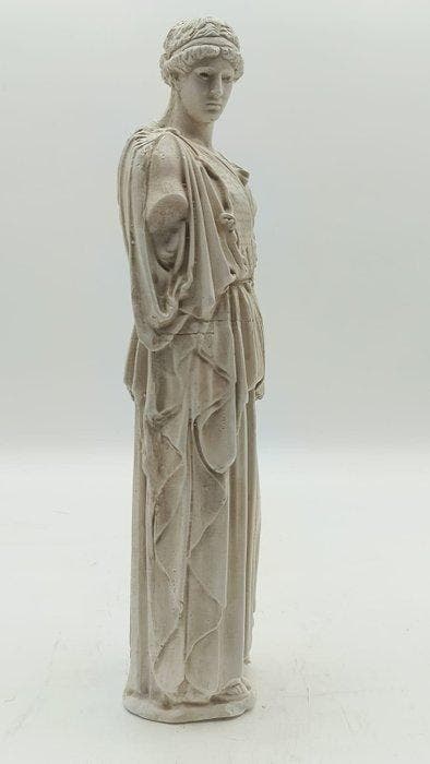 sculptuur, Statua di Atena Lemnia - 39 cm - marmerpoeder, Antiek en Kunst, Antiek | Keramiek en Aardewerk