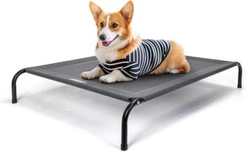 Hondenbed op pootjes – Grijs - 105x80 cm - Nobleza, Verzenden, Nieuw