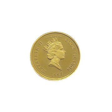 Cookeilanden. 5 Dollars 1997 Lady Diana