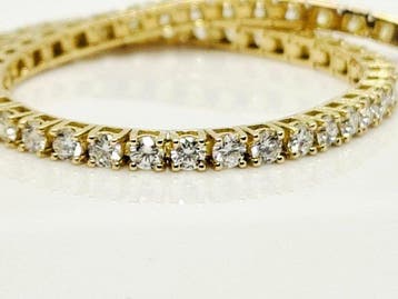 Tennis armband - 18 karaat Geel goud - 2.78ct. tw. Diamant