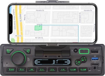 Autoradio Bluetooth + Houder | Retour deal | Sla je slag nu, Auto diversen, Autoradio's, Verzenden, Nieuw