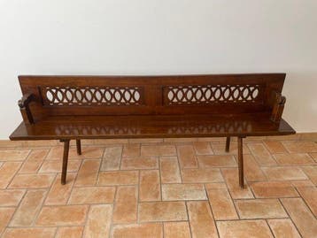 Settle (zitbank met hoge leuning) - Hout
