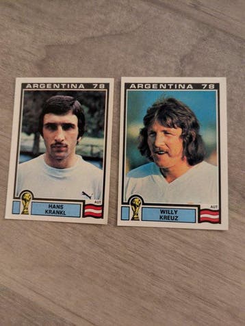 1978 Panini Argentina 78 World Cup Non collé - 31 Card -, Collections