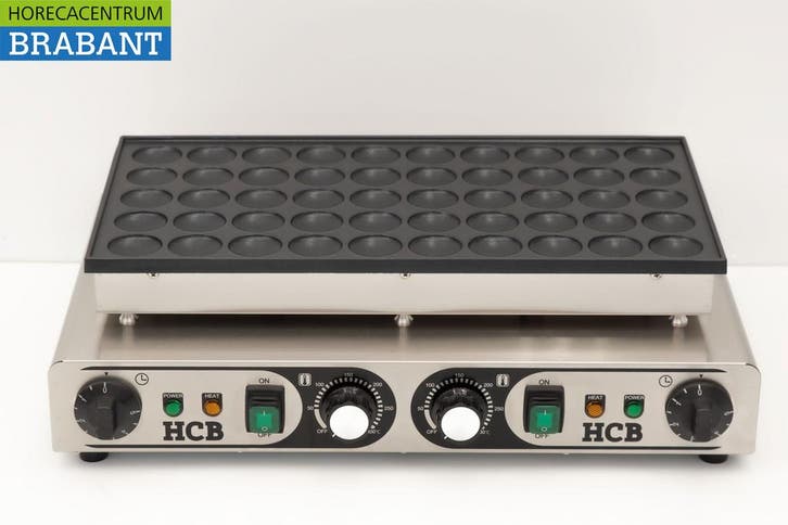 HCB RVS Poffertjesplaat Poffertjesbakplaat 50 dops 230V, Articles professionnels, Horeca | Équipement de cuisine, Enlèvement ou Envoi