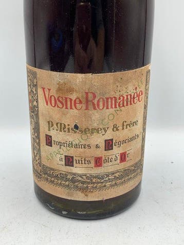 1941 P. Misserey & frère - Vosne-Romanée - 1 Bouteille (0,75, Verzamelen, Nieuw