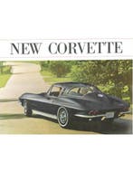 1963 CHEVROLET CORVETTE BROCHURE ENGELS (USA), Nieuw