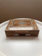 Kist (3) - hard hout - Set van 3 marqueterie-dozen