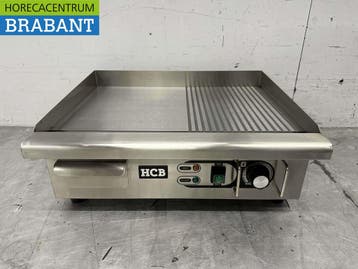 Plaque de cuisson et de grill HCB en acier inoxydable, 1/2, Verzenden