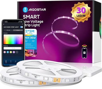 Led strip - Ledstrip - 10 meter - RGB - Aigostar, Verzenden