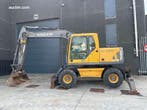 Volvo EW 140 B bandenkraan, Ophalen