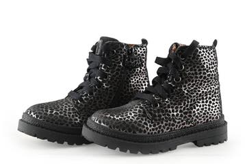 Nelson Veterboots Meisjes in maat 27 Zwart, Verzenden, Schoenen