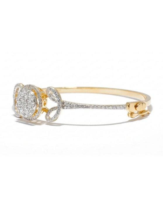 Armband - 14 karaat Geel goud - 1.68ct. tw. Diamant, Bijoux, Sacs & Beauté, Bracelets