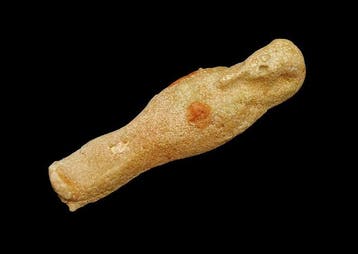 Oud-Egyptisch Faience Shabti - 68 mm (Zonder minimumprijs), Antiek en Kunst