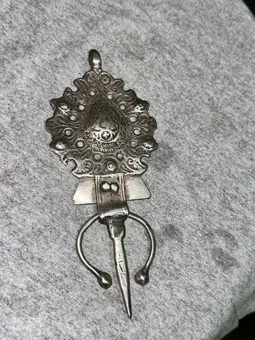 Amazigh Berber fibula - Argent - Maroc - XXe siècle, Antiquités & Art