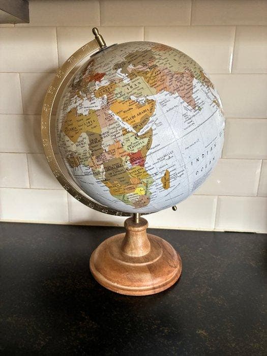 Terrestrial table globe - 1980-1990, Antiquités & Art, Curiosités & Brocante