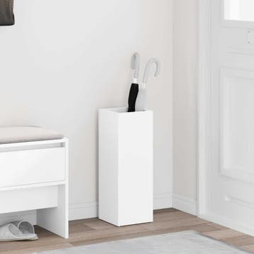 vidaXL Opslaghaak & Rek met opslag Wit 20 x 20 x 55,5 cm, Verzenden