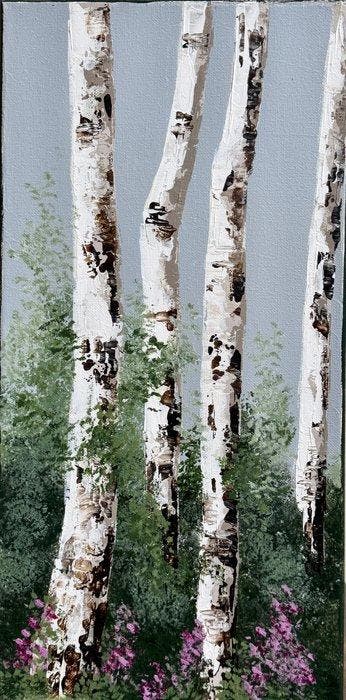 Andrea Krauß - Baumstudie_59 (handpainted, ready to hang)