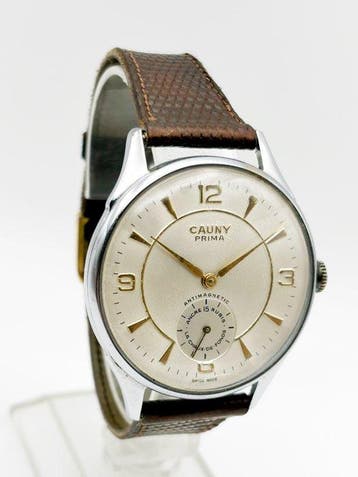Cauny - Prima “Jumbo” - Zonder minimumprijs - 36 3404 / 853, Handtassen en Accessoires, Horloges | Heren, Nieuw