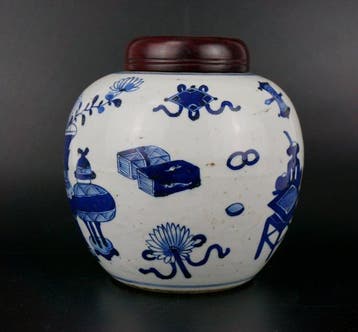 Vaas - Porselein - China - Kangxi (1662-1722)